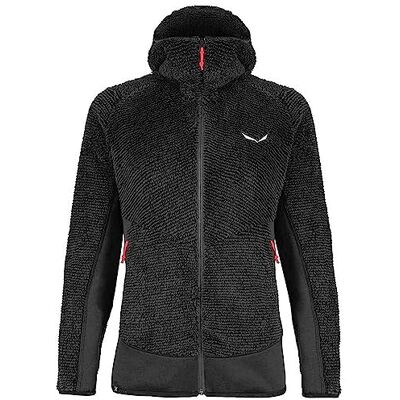 Salewa Damen Tognazza Pl W Jacket Damen Fleecejacke, black out melange, S EU Salewa Damen Tognazza Pl W Jacket Damen Fleecejacke, black out melange, S EU