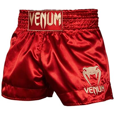 Venum , Classic Muay Thai Shorts, Herren, XXL, Bordeaux/Gold Venum , Classic Muay Thai Shorts, Herren, XXL, Bordeaux/Gold