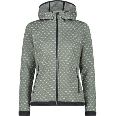CMP Damen-Fleecejacke Knit Tech mit fester Kapuze Damenjacke CMP Damen-Fleecejacke Knit Tech mit fester Kapuze Damenjacke