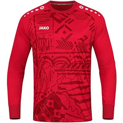 JAKO Herren Torwart-Trikot Tropicana (Langarm), Sportrot, L JAKO Herren Torwart-Trikot Tropicana (Langarm), Sportrot, L