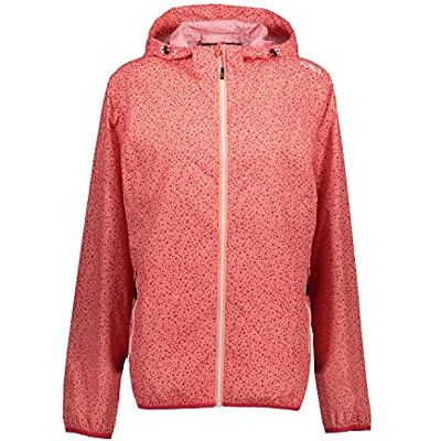 CMP Damenjacke mit Regenkapuze, Koralle, XXS CMP Damenjacke mit Regenkapuze, Koralle, XXS