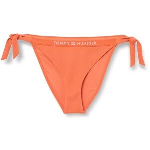 Tommy Hilfiger Side Tie Bikini Seitenschnürung Damen, Rot (Mosaic Vermillion), L Tommy Hilfiger Side Tie Bikini Seitenschnürung Damen, Rot (Mosaic Vermillion), L