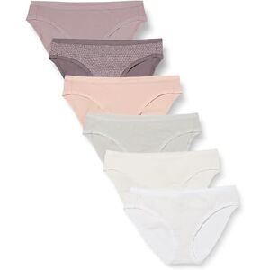 Amazon Essentials Damen Bikinihose aus Baumwolle (in Übergröße erhältlich), 6er-Pack, Ditsy/Punkte, 36 Amazon Essentials Damen Bikinihose aus Baumwolle (in Übergröße erhältlich), 6er-Pack, Ditsy/Punkte, 36