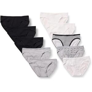 Amazon Essentials Damen Bikinihose aus Baumwolle (in Übergröße erhältlich), 10er-Pack, Floral/Mehrfarbig/Punkte/Streifen, 42 Amazon Essentials Damen Bikinihose aus Baumwolle (in Übergröße erhältlich), 10er-Pack, Floral/Mehrfarbig/Punkte/Streifen, 42