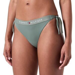 Tommy Hilfiger Damen Bikinihose Seitliche Schnürung Side Tie Cheeky Bikini Sport, Mehrfarbig (Stonewash Green), XS Tommy Hilfiger Damen Bikinihose Seitliche Schnürung Side Tie Cheeky Bikini Sport, Mehrfarbig (Stonewash Green), XS