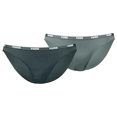 Puma Damen Bikini Briefs, Green Terrain, XL EU Puma Damen Bikini Briefs, Green Terrain, XL EU