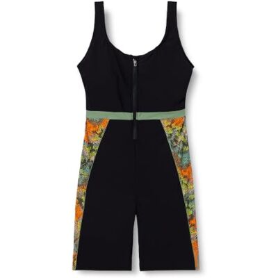 Ulla Popken Damen große Größen Übergrößen Plus Size Badeanzug, langes Bein, ohne Softcups, recycelt Ulla Popken Damen große Größen Übergrößen Plus Size Badeanzug, langes Bein, ohne Softcups, recycelt