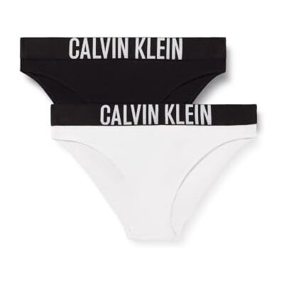 Calvin Mädchen 2pk Bikini G80g800729 Slip, Black (Pvhblack/Brightwhite), 12-14 Years Calvin Mädchen 2pk Bikini G80g800729 Slip, Black (Pvhblack/Brightwhite), 12-14 Years