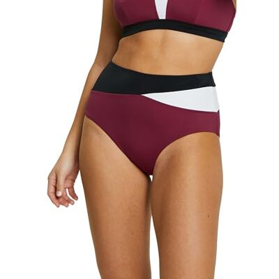 Sans Complexe Damen Beyond The Beach Badeanzug, Hohe Taillenhöhe, Jenseits des Strandmodells, Colorblock Plum, 38, Plum Colorblock, 36-38 EU Sans Complexe Damen Beyond The Beach Badeanzug, Hohe Taillenhöhe, Jenseits des Strandmodells, Colorblock Plum, 38, Plum Colorblock, 36-38 EU