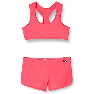 Haute Pression Mädchen 907 Zweiteiliger Badeanzug Not Applicable, Rose Fluo, 14A Haute Pression Mädchen 907 Zweiteiliger Badeanzug Not Applicable, Rose Fluo, 14A