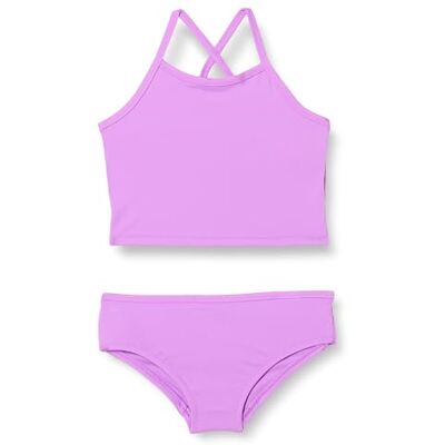 Amazon Essentials Mädchen Tankini-Set, Helles Lavendel, 4 Jahre Amazon Essentials Mädchen Tankini-Set, Helles Lavendel, 4 Jahre