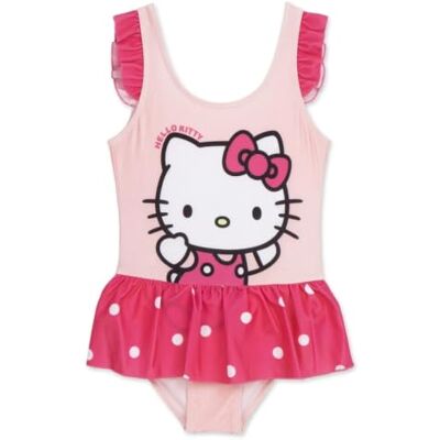 CERDÁ LIFE'S LITTLE MOMENTS Hello Kitty Badeanzug für Mädchen Kuromi Kinderbikini für Strand, Pool, Schwimmen, schnelltrocknend, verstellbare Träger und Innenfutter CERDÁ LIFE'S LITTLE MOMENTS Hello Kitty Badeanzug für Mädchen Kuromi Kinderbikini für Strand, Pool, Schwimmen, schnelltrocknend, verstellbare Träger und Innenfutter