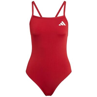 Adidas Damen Thin Straps V-Back Swimsuit Swimwear, Team Power red 2, 44 Adidas Damen Thin Straps V-Back Swimsuit Swimwear, Team Power red 2, 44