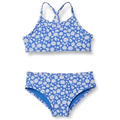 Amazon Essentials Mädchen Bikini-Set, Blaues Ditsy-blumenmuster, 8 Jahre Amazon Essentials Mädchen Bikini-Set, Blaues Ditsy-blumenmuster, 8 Jahre