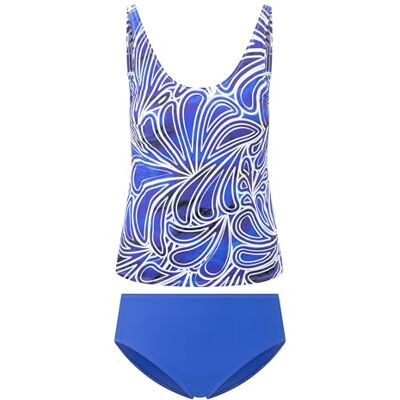 Susa Women's 2000_299 Tankini Set, Blue-Print, 42 Susa Women's 2000_299 Tankini Set, Blue-Print, 42