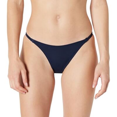 Amazon Essentials Damen Bikinihose ohne Bindeband mit Hohem Beinausschnitt , Marineblau, 36 Amazon Essentials Damen Bikinihose ohne Bindeband mit Hohem Beinausschnitt , Marineblau, 36