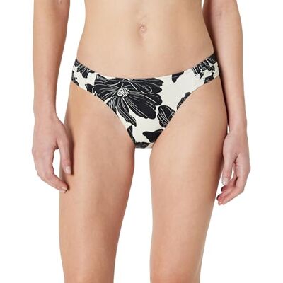 Amazon Essentials Damen Klassische Bikinihose mit seitlichen Laschen, Creme-schwarz, Blumenmuster, 40 Amazon Essentials Damen Klassische Bikinihose mit seitlichen Laschen, Creme-schwarz, Blumenmuster, 40