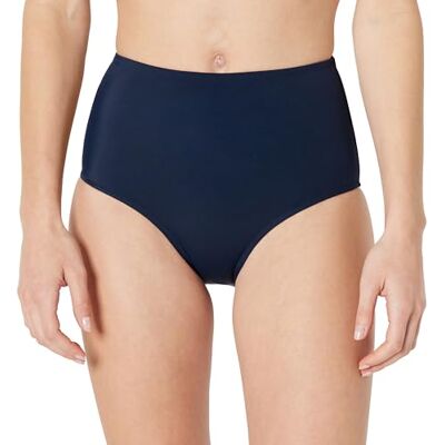 Amazon Essentials Damen Badehose mit hoher Taille, Marineblau, 40 Amazon Essentials Damen Badehose mit hoher Taille, Marineblau, 40