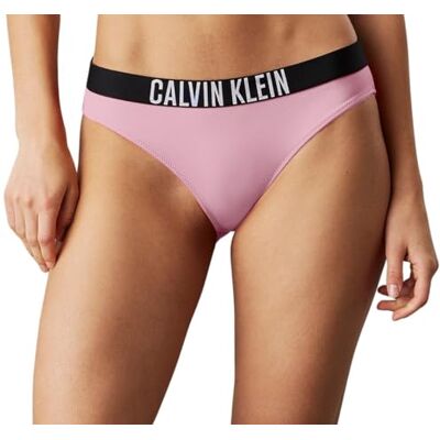 Calvin Damen Bikinihose mit Logobund, Rosa (Sweet Pink), M Calvin Damen Bikinihose mit Logobund, Rosa (Sweet Pink), M