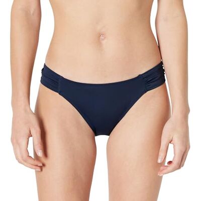 Amazon Essentials Damen Klassische Bikinihose mit seitlichen Laschen, Marineblau, 38 Amazon Essentials Damen Klassische Bikinihose mit seitlichen Laschen, Marineblau, 38