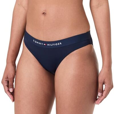 Tommy Hilfiger Damen Classic Bikini Uw0uw06363 Andere Badehosen, Blue (Dark Night Navy), 46 Tommy Hilfiger Damen Classic Bikini Uw0uw06363 Andere Badehosen, Blue (Dark Night Navy), 46