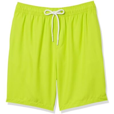 Amazon Essentials Herren Badehose, 23 cm, Mit Lockerer Passform und Schnelltrocknend Auslauffarben, Lindgrün, M Amazon Essentials Herren Badehose, 23 cm, Mit Lockerer Passform und Schnelltrocknend Auslauffarben, Lindgrün, M