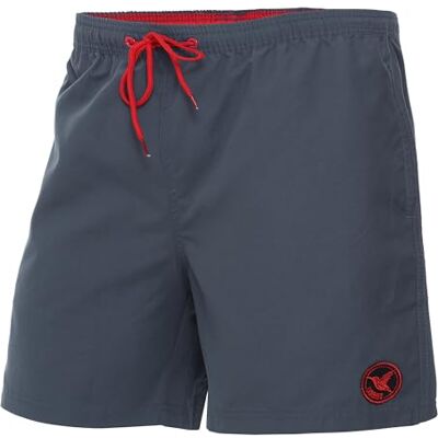 Ladeheid Badehose Herren Bequeme Badeshorts Lang mit Seitentaschen und Schnürchen, Badeshorts Herren mit Netzfütterung – Perfekt für Sommer, Strand und Schwimmbad – LA40-128 (Dunklejeans, M) Ladeheid Badehose Herren Bequeme Badeshorts Lang mit Seitentaschen und Schnürchen, Badeshorts Herren mit Netzfütterung – Perfekt für Sommer, Strand und Schwimmbad – LA40-128 (Dunklejeans, M)