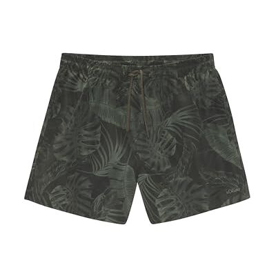 s.Oliver Herren May-546 Boardshorts, Palmendruck Oliv, L EU s.Oliver Herren May-546 Boardshorts, Palmendruck Oliv, L EU