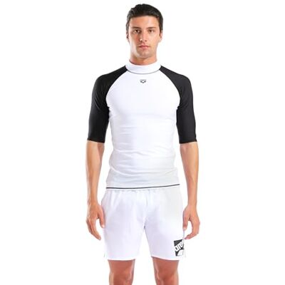 ARENA Herren UV Sonnen Schutz Rash Graphic Kurzarm Schwimm Shirt ARENA Herren UV Sonnen Schutz Rash Graphic Kurzarm Schwimm Shirt