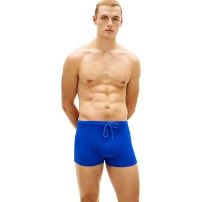 Tommy Hilfiger Herren Badehose Trunk mit Logo, Blau (Regal Blue), XL Tommy Hilfiger Herren Badehose Trunk mit Logo, Blau (Regal Blue), XL
