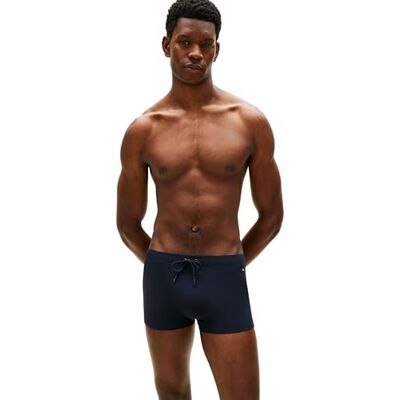 Tommy Hilfiger Herren Badehose Trunk mit Logo, Blau (Desert Sky), XL Tommy Hilfiger Herren Badehose Trunk mit Logo, Blau (Desert Sky), XL
