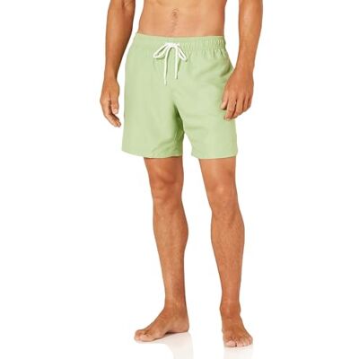 Amazon Essentials Herren Badehose, Schnell Trocknend, 18 cm Auslauffarben, Salbeigrün, S Amazon Essentials Herren Badehose, Schnell Trocknend, 18 cm Auslauffarben, Salbeigrün, S