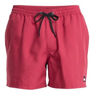 Quiksilver Everyday Deluxe Volley 15 Herren-Badehose, Rot Quiksilver Everyday Deluxe Volley 15 Herren-Badehose, Rot