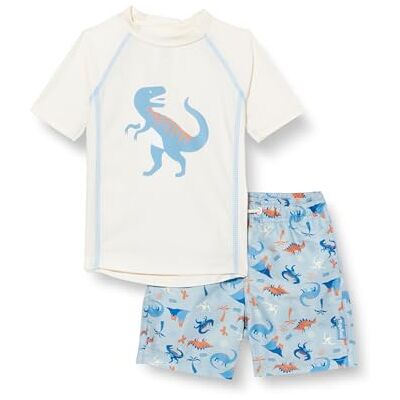 Playshoes Unisex Kinder UV-Schutz Bade-Set zweiteilig Schwimmshirt Badeshorts Badebekleidung, Dino Ecru, 74/80 Playshoes Unisex Kinder UV-Schutz Bade-Set zweiteilig Schwimmshirt Badeshorts Badebekleidung, Dino Ecru, 74/80
