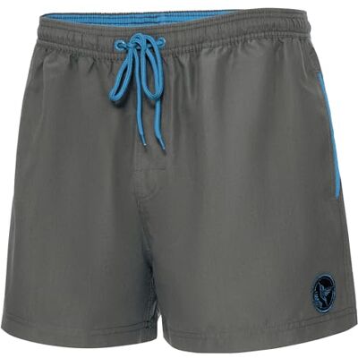 Ladeheid Badehose Herren Bequeme Badeshorts Kurz mit Seitentaschen und Schnürchen, Badeshorts Herren mit Netzfütterung, Perfekt für Sommer, Strand und Schwimmbad – LA40-199 (Grau, S) Ladeheid Badehose Herren Bequeme Badeshorts Kurz mit Seitentaschen und Schnürchen, Badeshorts Herren mit Netzfütterung, Perfekt für Sommer, Strand und Schwimmbad – LA40-199 (Grau, S)