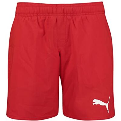 Puma Jungen Shorts Badebekleidung, Rot, 128 EU Puma Jungen Shorts Badebekleidung, Rot, 128 EU