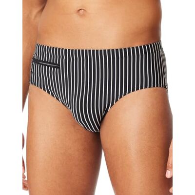 Schiesser Herren Badehose Slip mit Reißverschlusstasche enganliegend Single Jersey Aqua Schiesser Herren Badehose Slip mit Reißverschlusstasche enganliegend Single Jersey Aqua