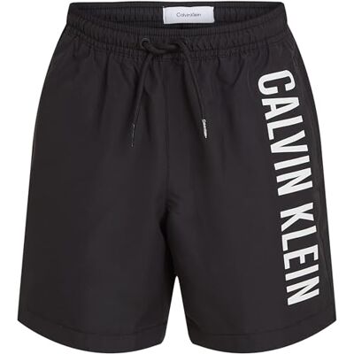 Calvin Jungen Badehose Medium Drawstring mit Tunnelzug, Schwarz (Pvh Black), 8-10 Jahre Calvin Jungen Badehose Medium Drawstring mit Tunnelzug, Schwarz (Pvh Black), 8-10 Jahre