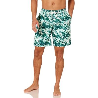 Amazon Essentials Herren Badehose, 23 cm, Mit Lockerer Passform und Schnelltrocknend Auslauffarben, Aquagrün Batik, M Amazon Essentials Herren Badehose, 23 cm, Mit Lockerer Passform und Schnelltrocknend Auslauffarben, Aquagrün Batik, M