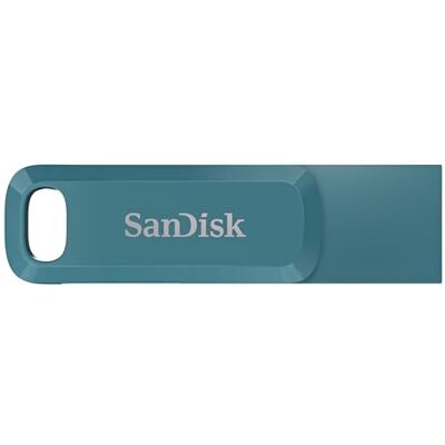SanDisk Ultra Dual Drive Go 512 GB USB Type-C & Type-A (Android Smartphone Speicher, USB Type-C & Type-A-Anschluss, 400 MB/s Lesen, Nutzung als Schlüsselanhänger möglich) Navagio Bay SanDisk Ultra Dual Drive Go 512 GB USB Type-C & Type-A (Android Smartphone Speicher, USB Type-C & Type-A-Anschluss, 400 MB/s Lesen, Nutzung als Schlüsselanhänger möglich) Navagio Bay