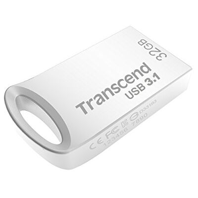 Transcend 32 GB USB 3.1 Flash Laufwerk - Kompakt, Silber Transcend 32 GB USB 3.1 Flash Laufwerk - Kompakt, Silber