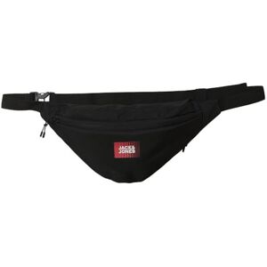 JACK & JONES Herren JACCRIS BUMBAG Bauchtasche 12257305 ,Black/Detail:true Red ,Einheitsgröße JACK & JONES Herren JACCRIS BUMBAG Bauchtasche 12257305 ,Black/Detail:true Red ,Einheitsgröße