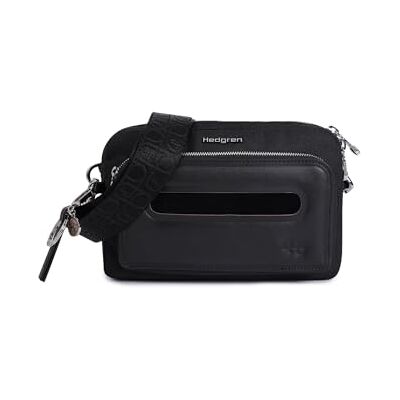 Hedgren AMERICANO Damen Bauchtasche mit RFID – Waistbag aus 100% recyceltem RPET, wasserabweisend Schwarz Hedgren AMERICANO Damen Bauchtasche mit RFID – Waistbag aus 100% recyceltem RPET, wasserabweisend Schwarz