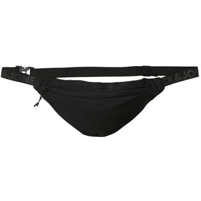 JACK & JONES Herren JACCRIS BUMBAG Bauchtasche 12257305 ,Black/Detail:meteorite ,Einheitsgröße JACK & JONES Herren JACCRIS BUMBAG Bauchtasche 12257305 ,Black/Detail:meteorite ,Einheitsgröße