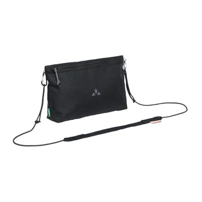 VAUDE TripBag Umhängetasche 2 L und Packwürfel in einem, Black Doppelnutzen für Reisen, abnehmbares Band mit Karabinern, Hauptfach mit Reißverschluss, nur 70 g VAUDE TripBag Umhängetasche 2 L und Packwürfel in einem, Black Doppelnutzen für Reisen, abnehmbares Band mit Karabinern, Hauptfach mit Reißverschluss, nur 70 g