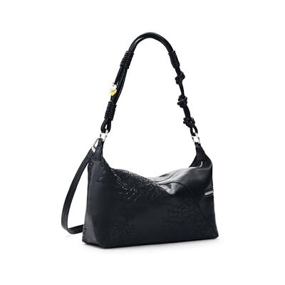 Desigual Schultertasche Umhängetasche Sierra Shoulder Bag Black schwarz Desigual Schultertasche Umhängetasche Sierra Shoulder Bag Black schwarz