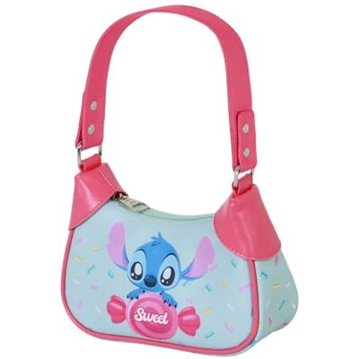 Disney Lilo und Stitch Candy-Fancy Casual Schultertasche, Blau, 21,5 x 14,5 cm Disney Lilo und Stitch Candy-Fancy Casual Schultertasche, Blau, 21,5 x 14,5 cm