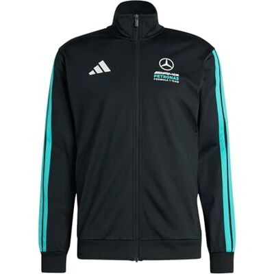 Adidas Men's Mercedes AMG Petronas Formula 1 Team DNA Track TOP, Black/semi Mint Rush, L Adidas Men's Mercedes AMG Petronas Formula 1 Team DNA Track TOP, Black/semi Mint Rush, L