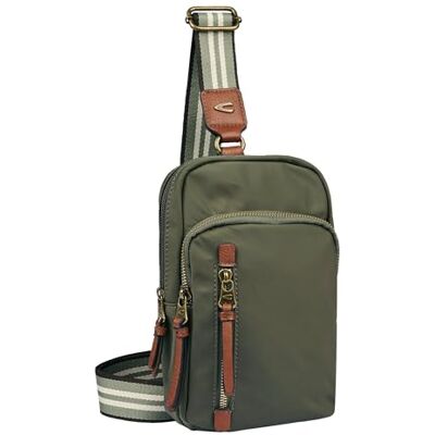 camel active Bari Damen Handtasche Sling Bag Rucksack Mittelgroß Grün camel active Bari Damen Handtasche Sling Bag Rucksack Mittelgroß Grün