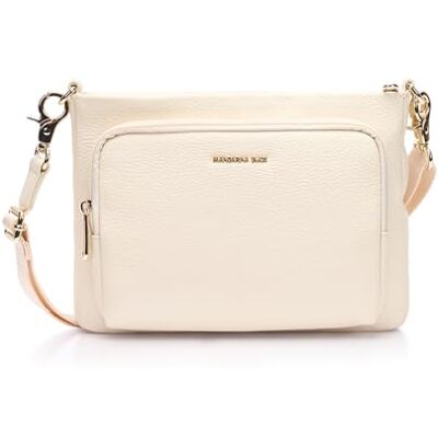 Mandarina Duck Mellow Leather Crossover, Damen, Almond Mandarina Duck Mellow Leather Crossover, Damen, Almond